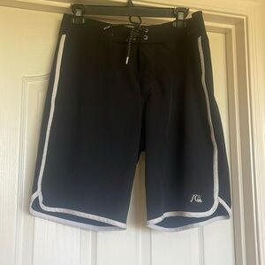 Quicksilver swim/board short black white